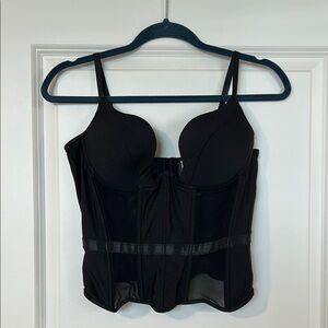 Black Bustier Top